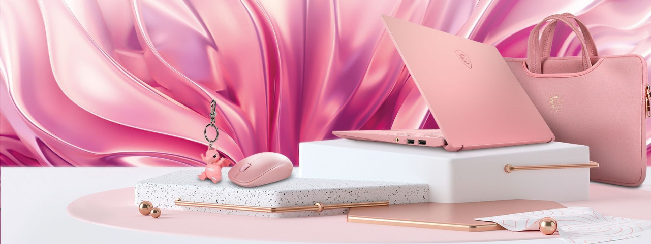 Pink laptopot dobott piacra az MSI Valentin-napra